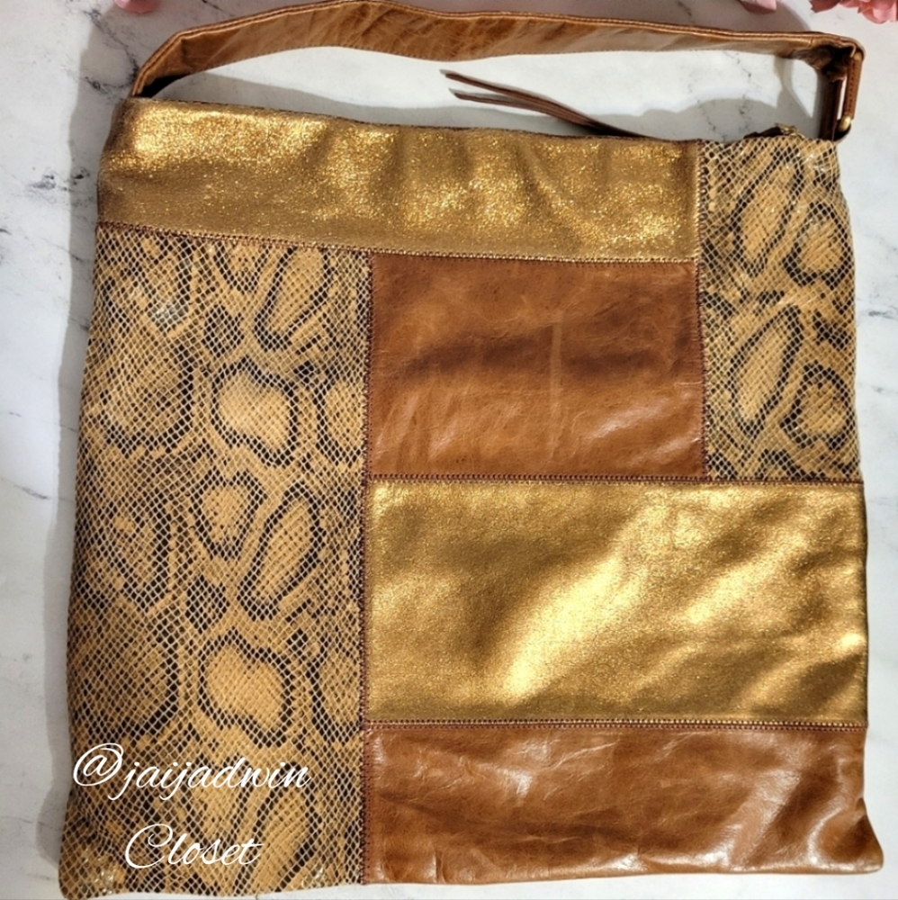 Hobo The Original Python Patchwork Extra Large Le… - image 5